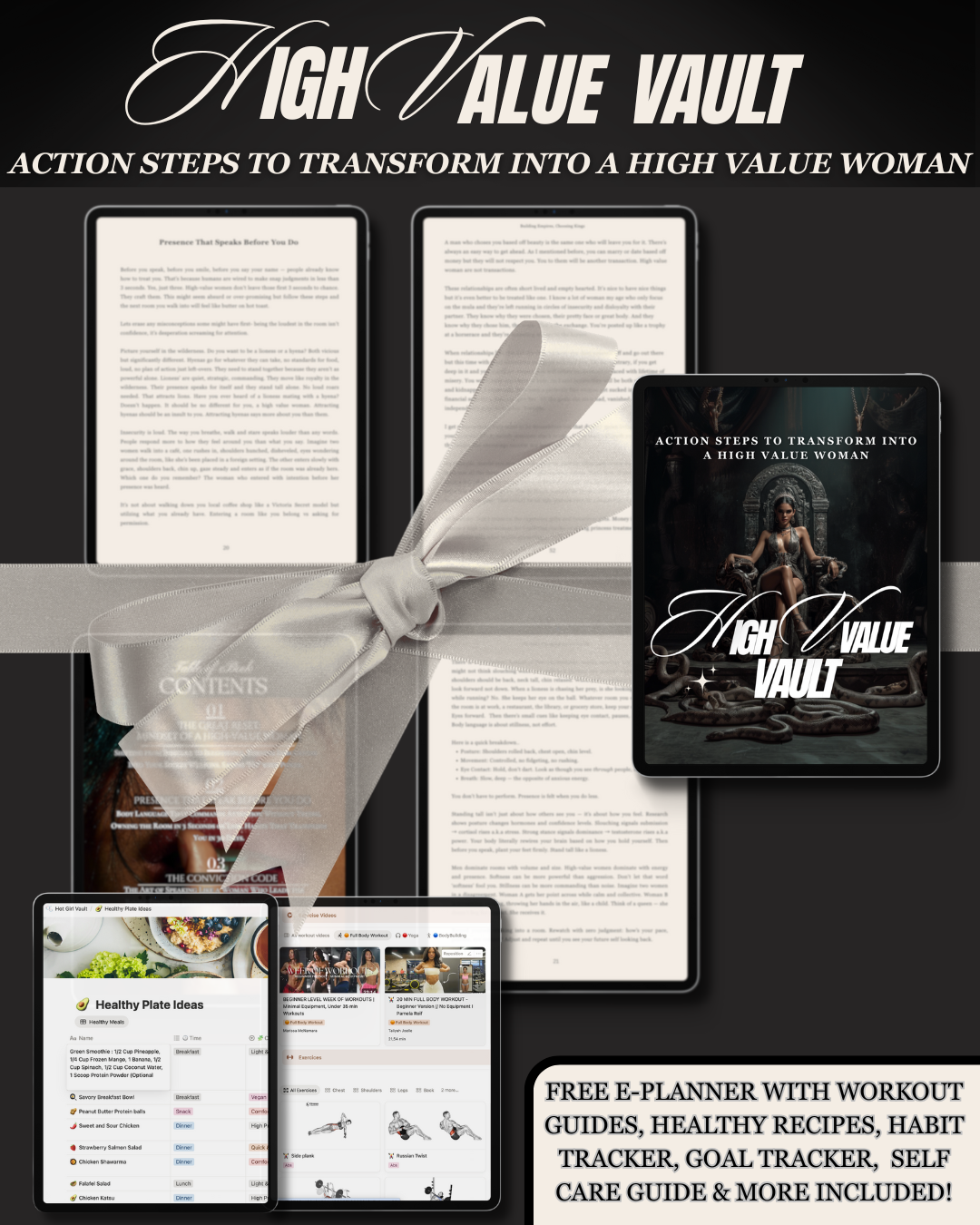 High Value Vault: Action Steps To Transform Into A High Value Woman